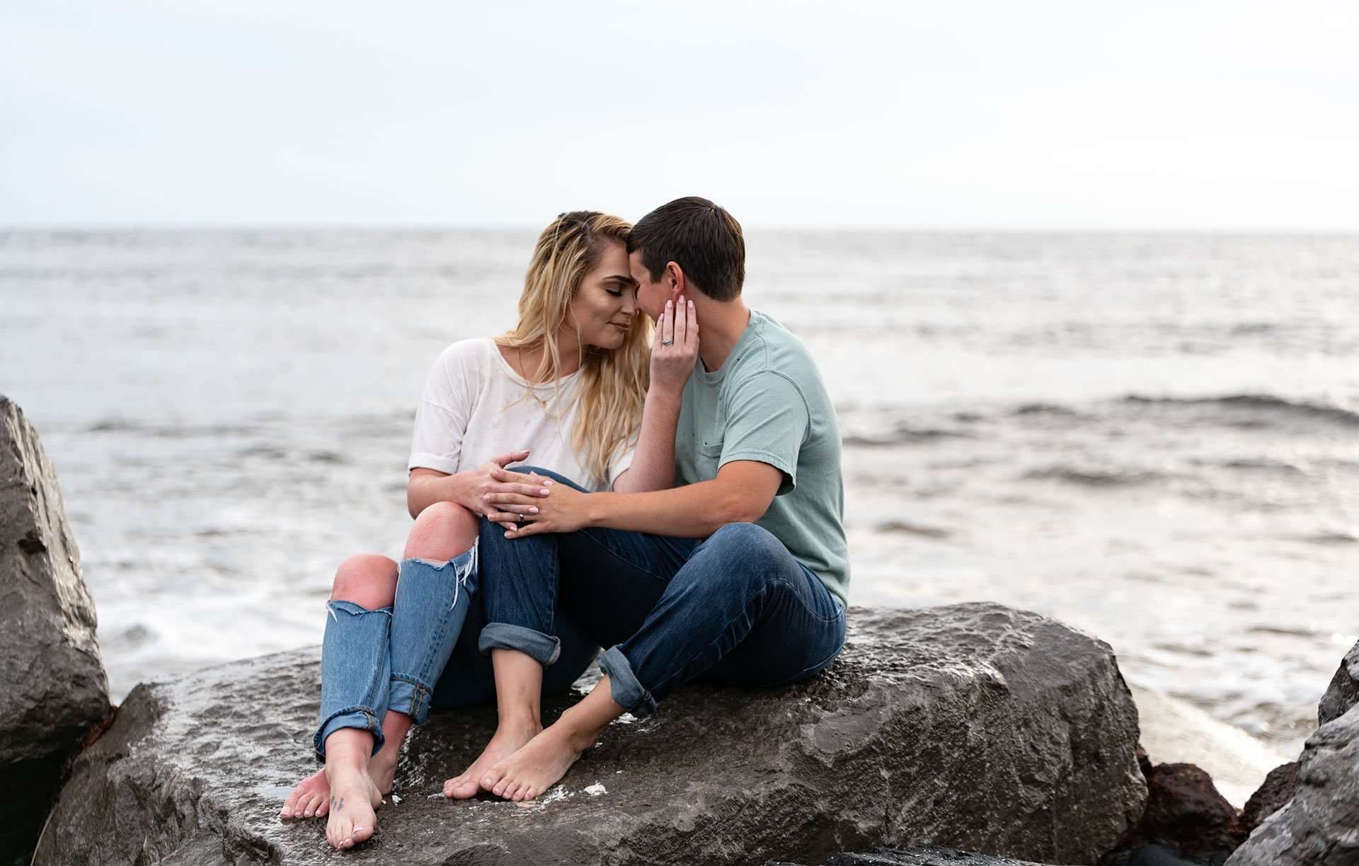 A couple at St. Andrews State Park